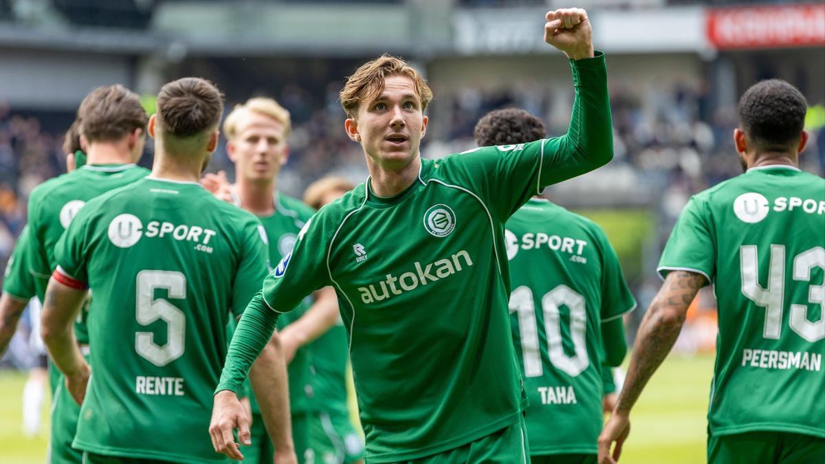 FC Groningen kan play-offs ruiken na voorsprong door Land (1-2)