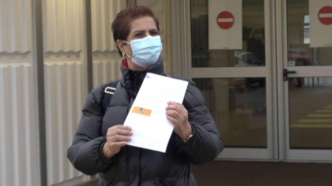 Opgelucht na vaccinatie
