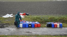 Honderden jerrycans met drugsafval gedumpt op drie plekken in provincie