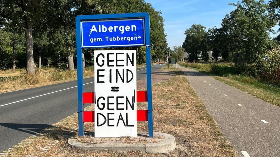 Protestborden in Albergen