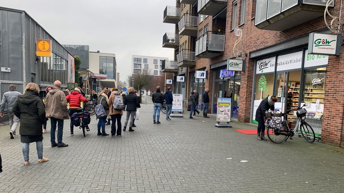 Drukte in Hardenberg voor de Action