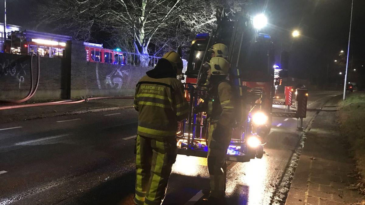 Brand in bedrijfsgebouw Eygelshoven