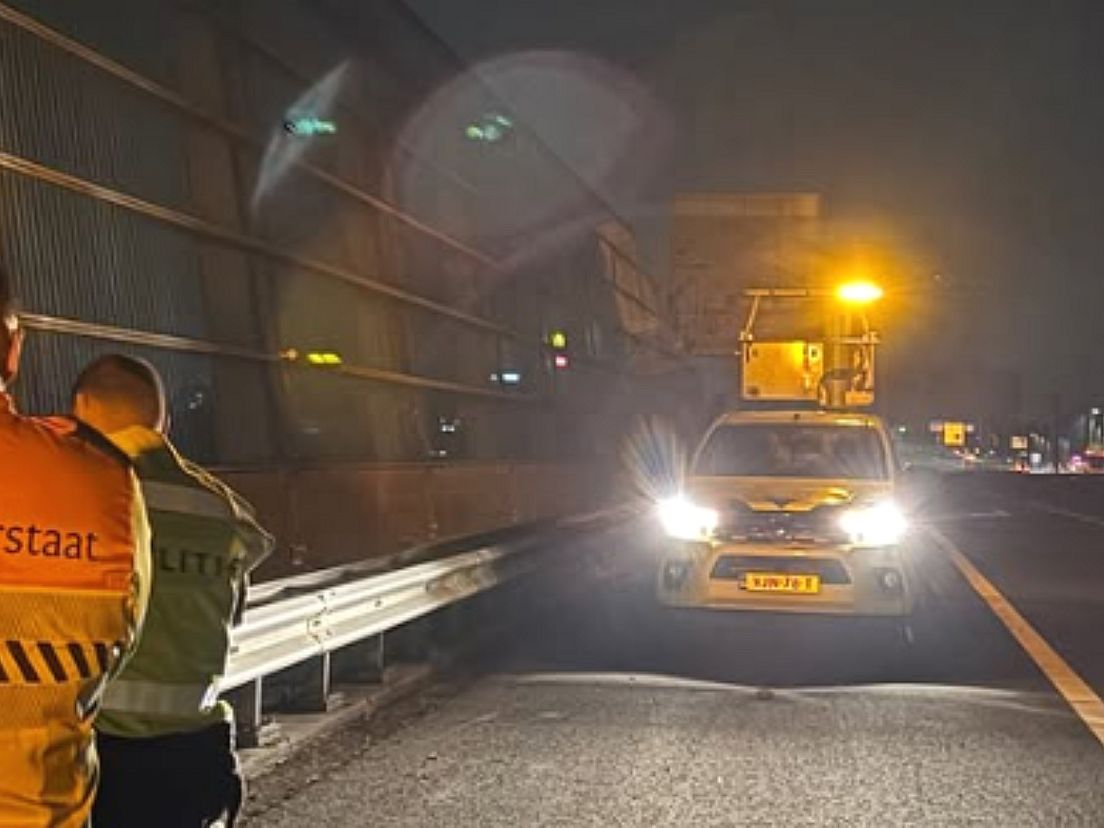 Fietser van de A20 gehaald.