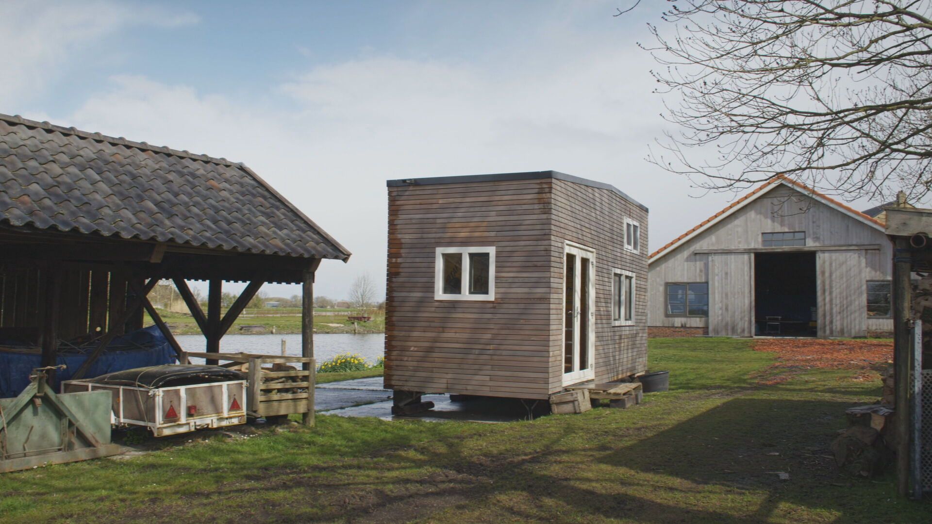 Tiny House in aanbouw