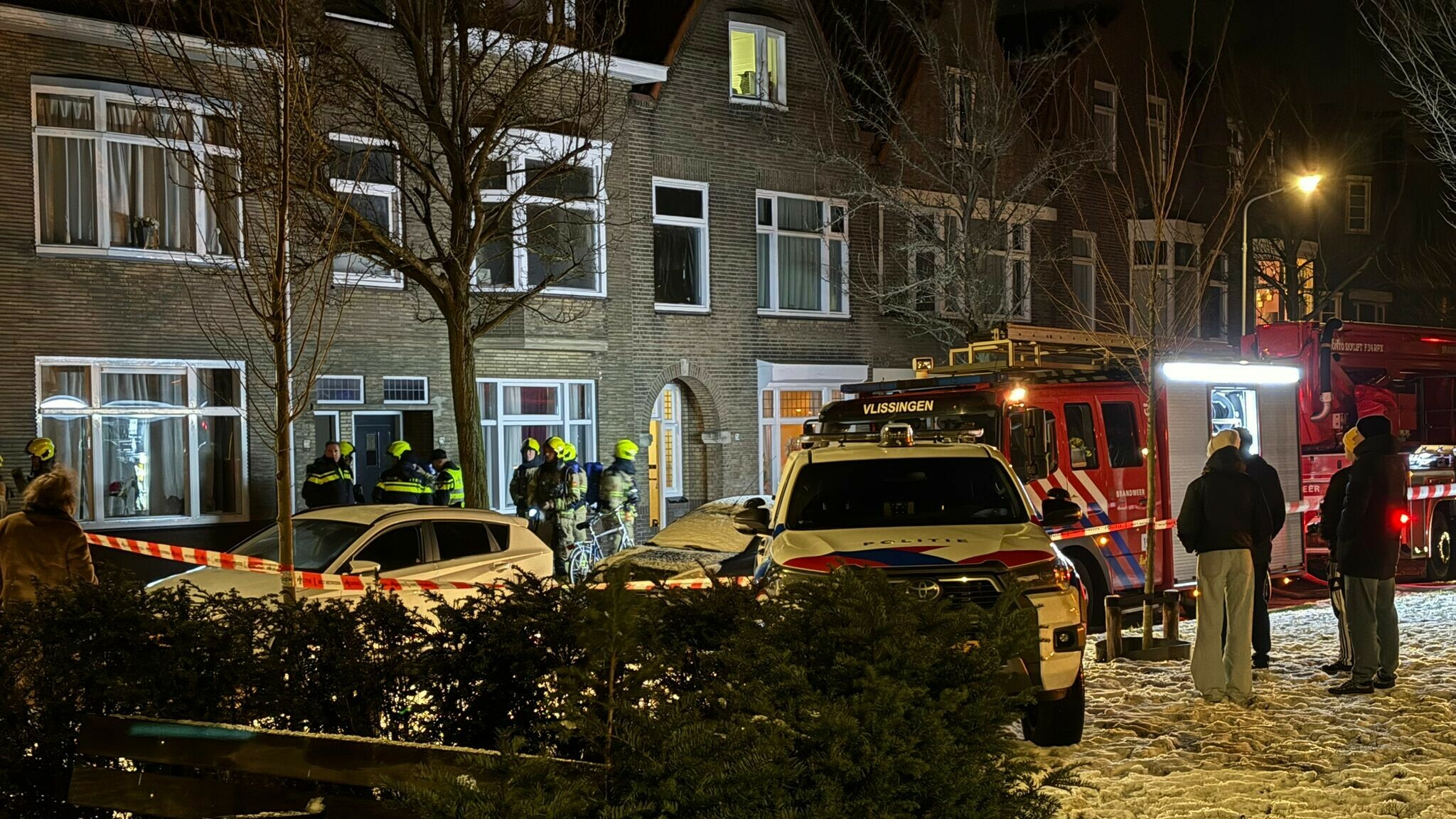 Korte tijd brand in portiekwoning in Vlissingen