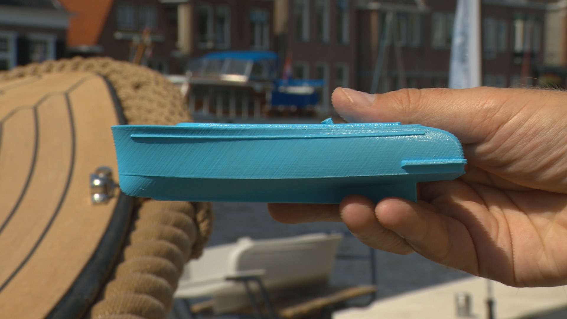Schaalmodel van de sloep
