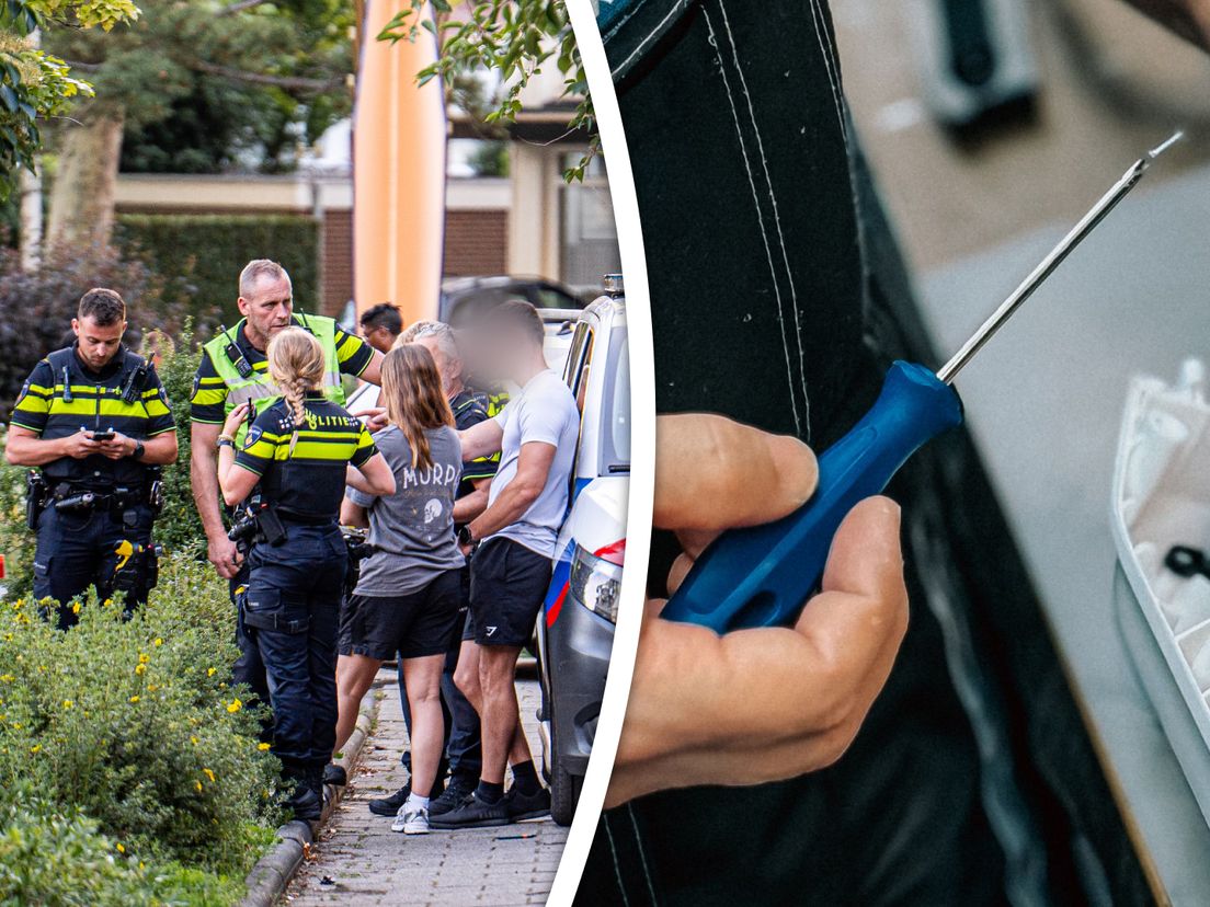 De verdachte zou een van de vrienden vijf keer hebben gestoken.