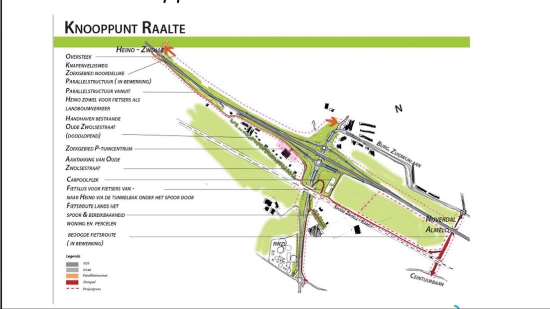 Ontwerp kruispunt Raalte