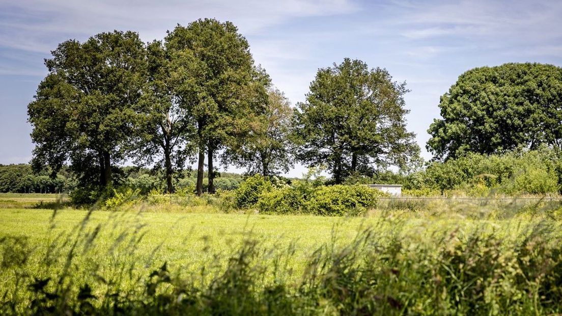 Op deze plek zou het radarstation van Defensie komen te staan.