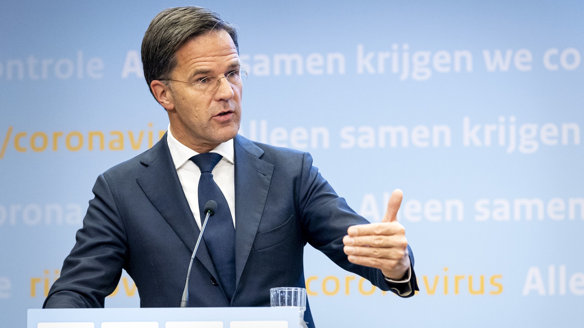 Demissionair premier Mark Rutte