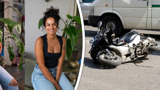 Zoë (29) viel met haar scooter en heeft hersenletsel: ‘Ik ben vooral aan het overleven’