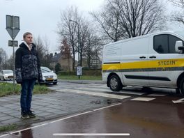 Sven (9) baalt van onveilige rotonde en begint een petitie