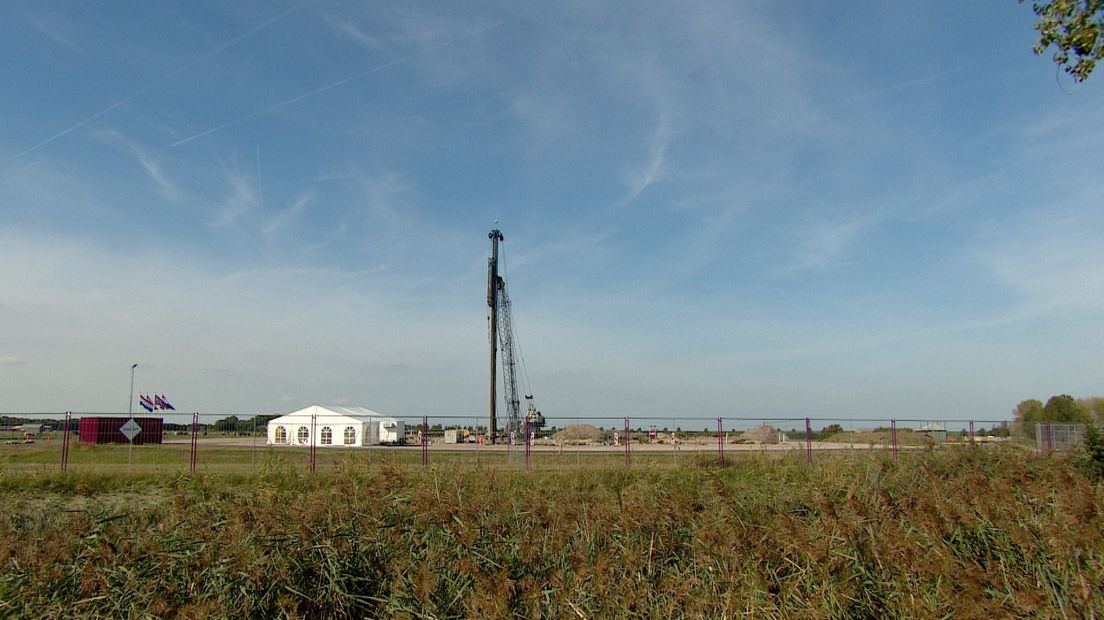 Eerste paal megakerk Yerseke vandaag geslagen