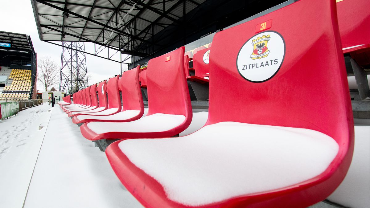 Go Ahead Eagles vanwege winterse omstandigheden niet naar Spanje