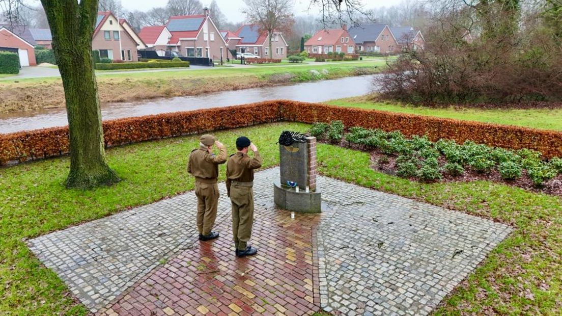 Het monument voor Belgische vliegers in Veele