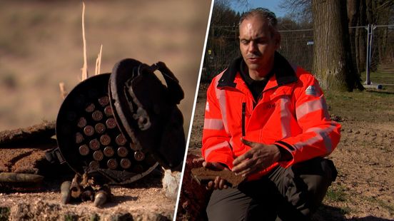 Bomspecialisten en archeologen vinden oorlogsresten langs 'het Bommenlijntje'