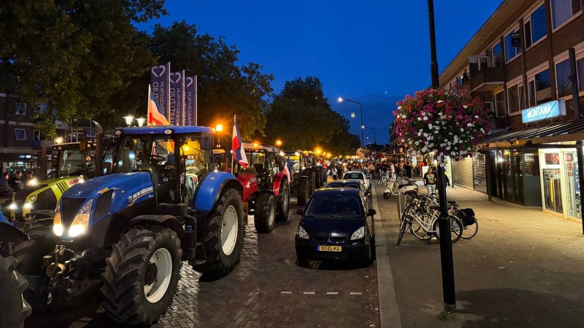Bermbrand • boerenprotest in Apeldoorn