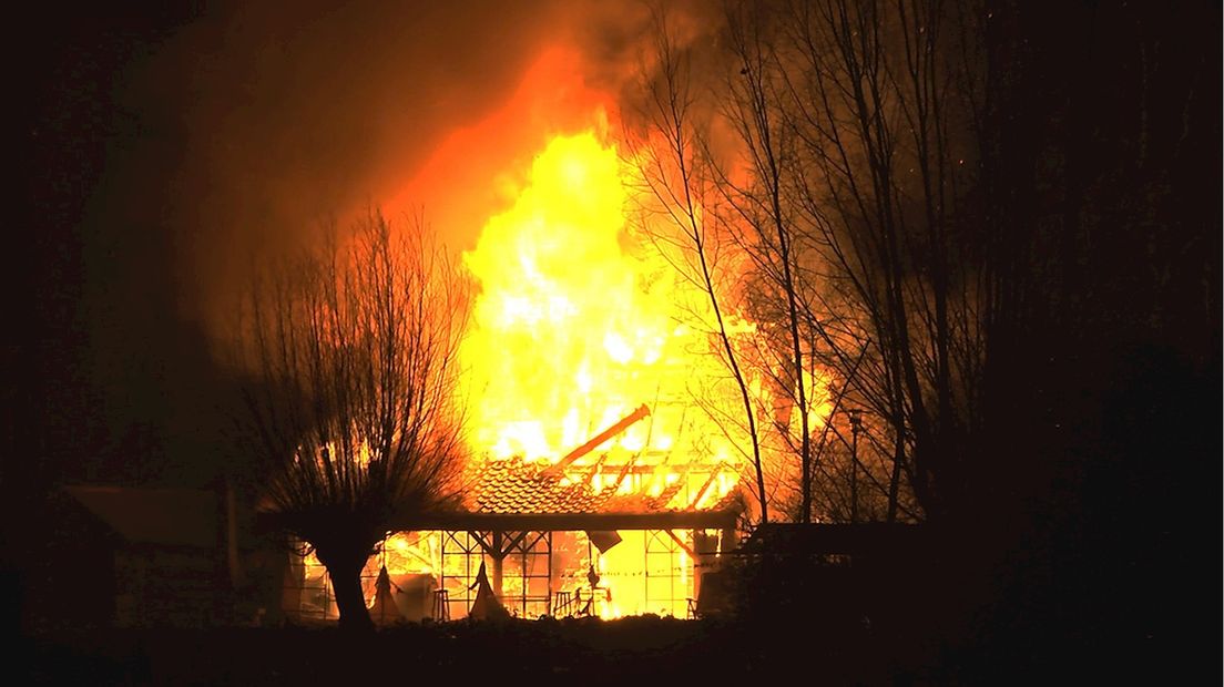Schuurbrand in Dedemsvaart
