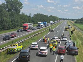 Rijbanen A28 weer vrij, na ongeluk bij de Wijk