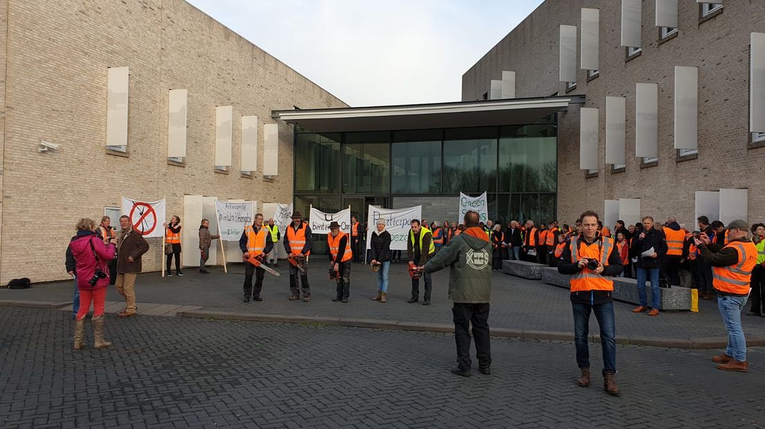 De demonstratie.