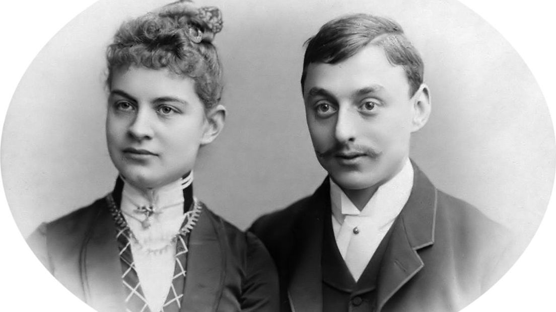 Helene Müller en Anton Kröller (ca. 1888).