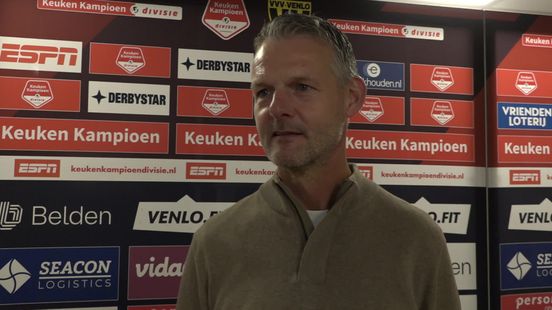 Drentse Peter Uneken beleeft droomdebuut als coach van VVV-Venlo