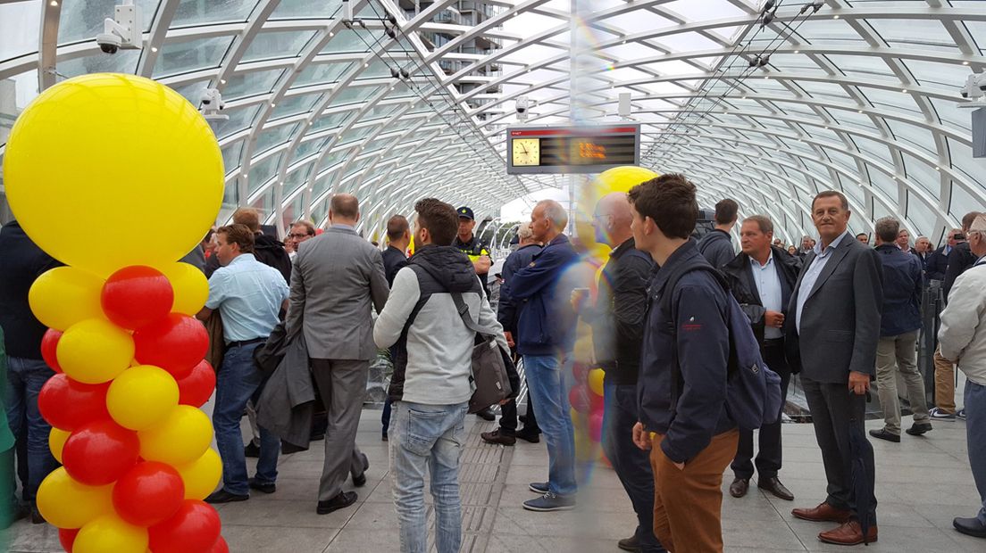 Het nieuwe metrostation op Den Haag CS