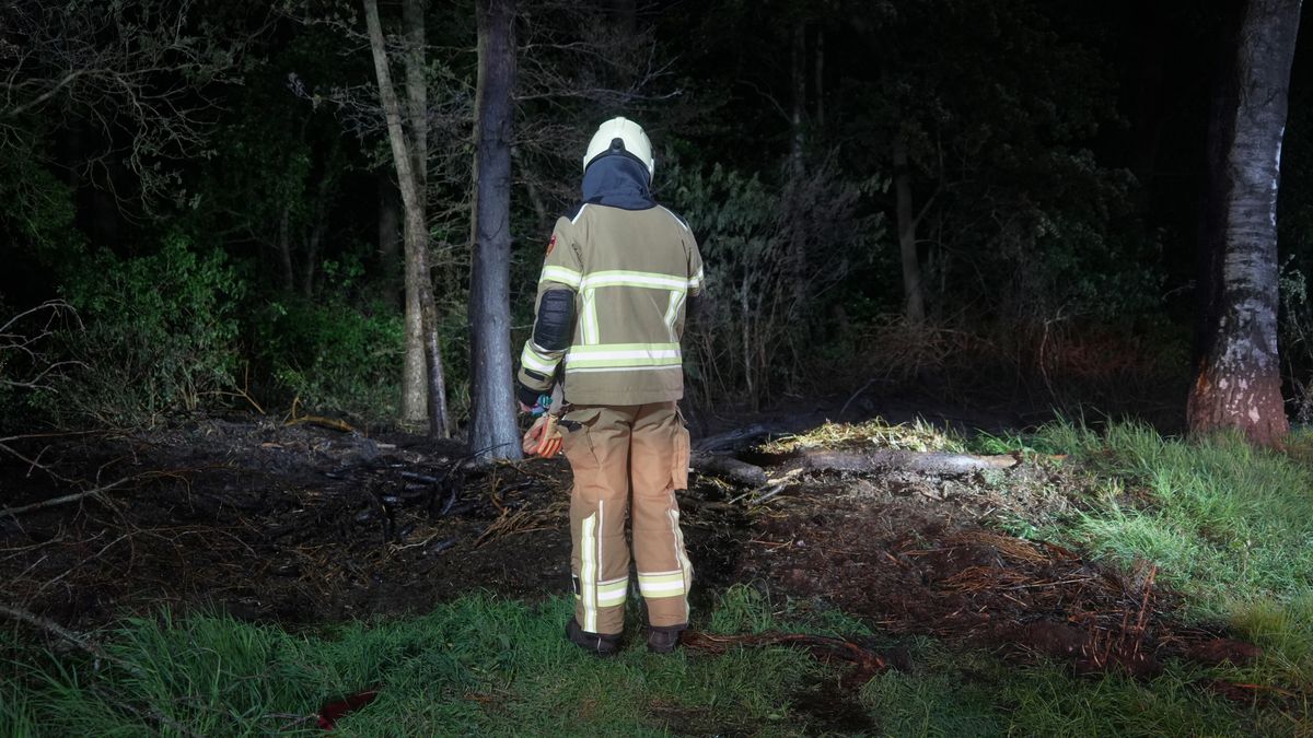 Natuurbrand uitgebroken in Kerkenveld, vuur snel onder controle