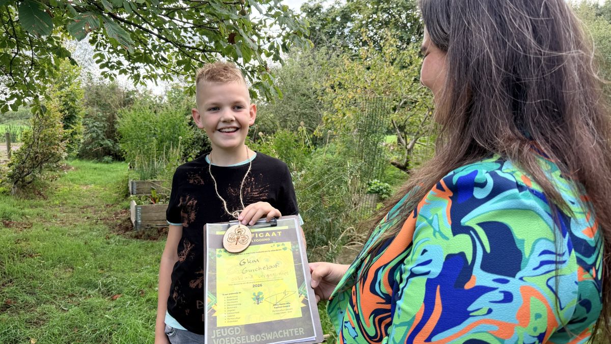 Voedselbos Elim heeft vijftien kersverse, jonge boswachters