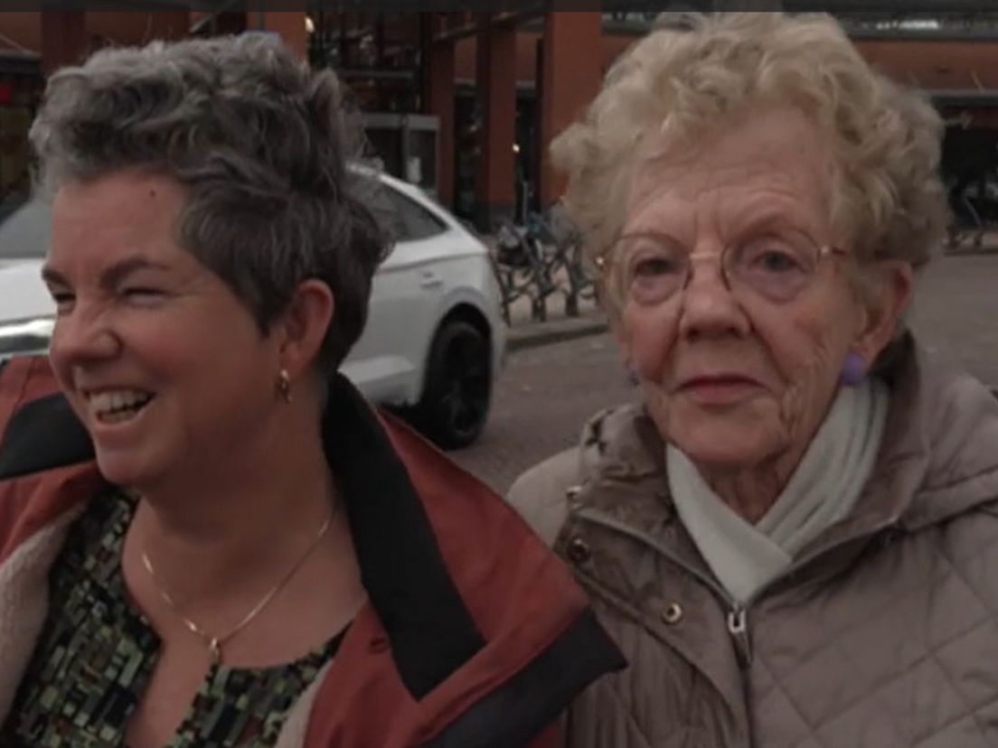 Jeannet en Trudy in Gorinchem