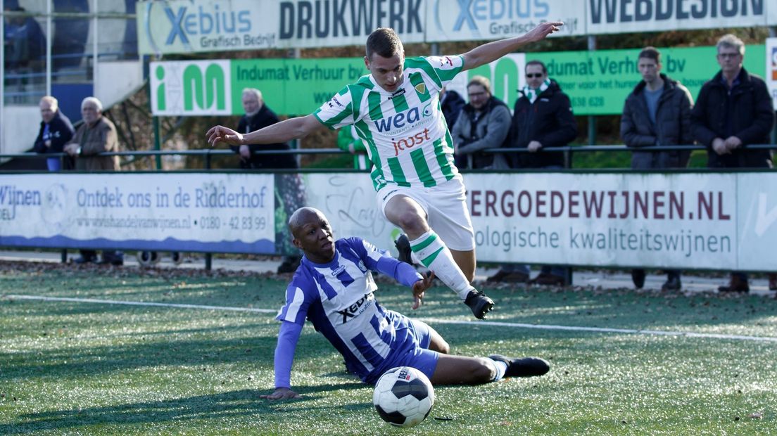 Ramon Janson scoorde een hattrick tegen RVVH