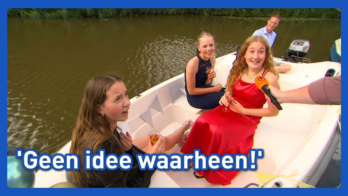 Leerlingen nemen in stijl afscheid van hun Middelstumer basisschool