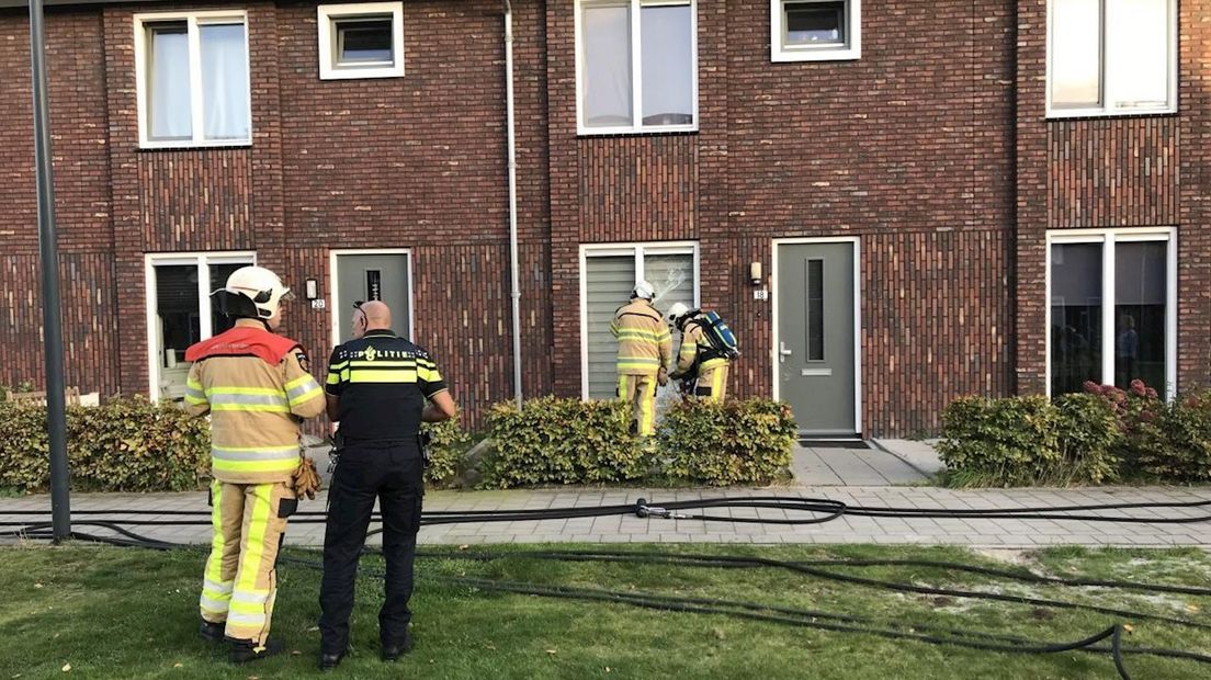 Brand op zolder in Kampen
