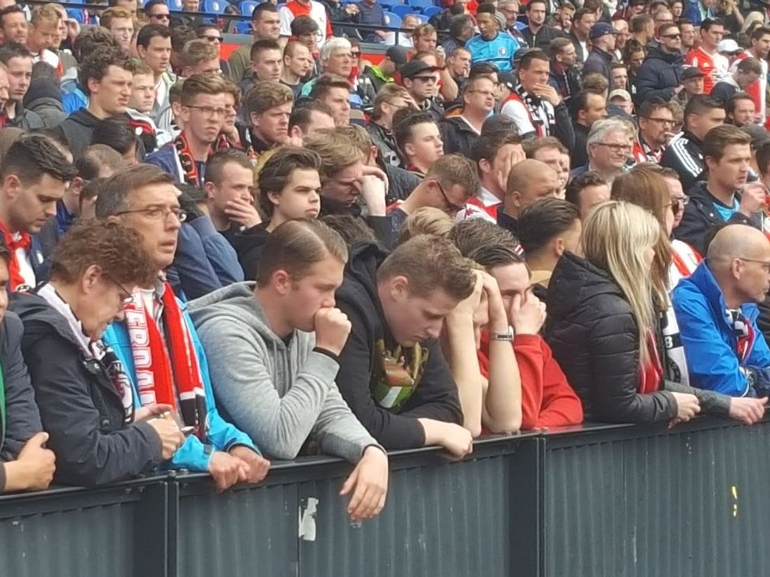 De teleurstelling in de Kuip