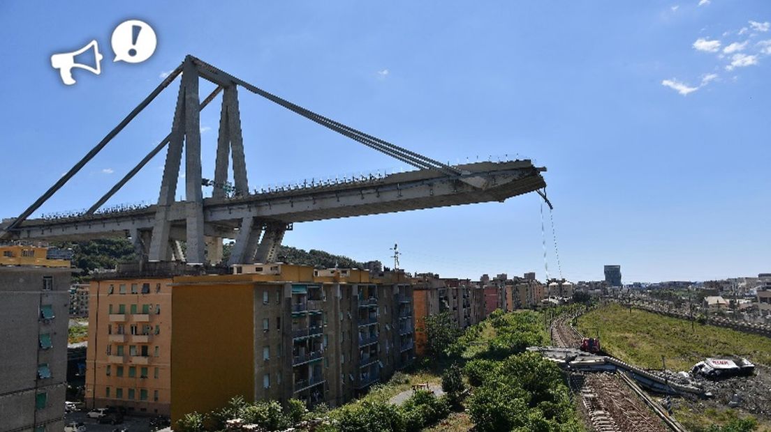 Rijd jij liever om dan over een brug? (Rechten: EPA/Luca Zennaro)