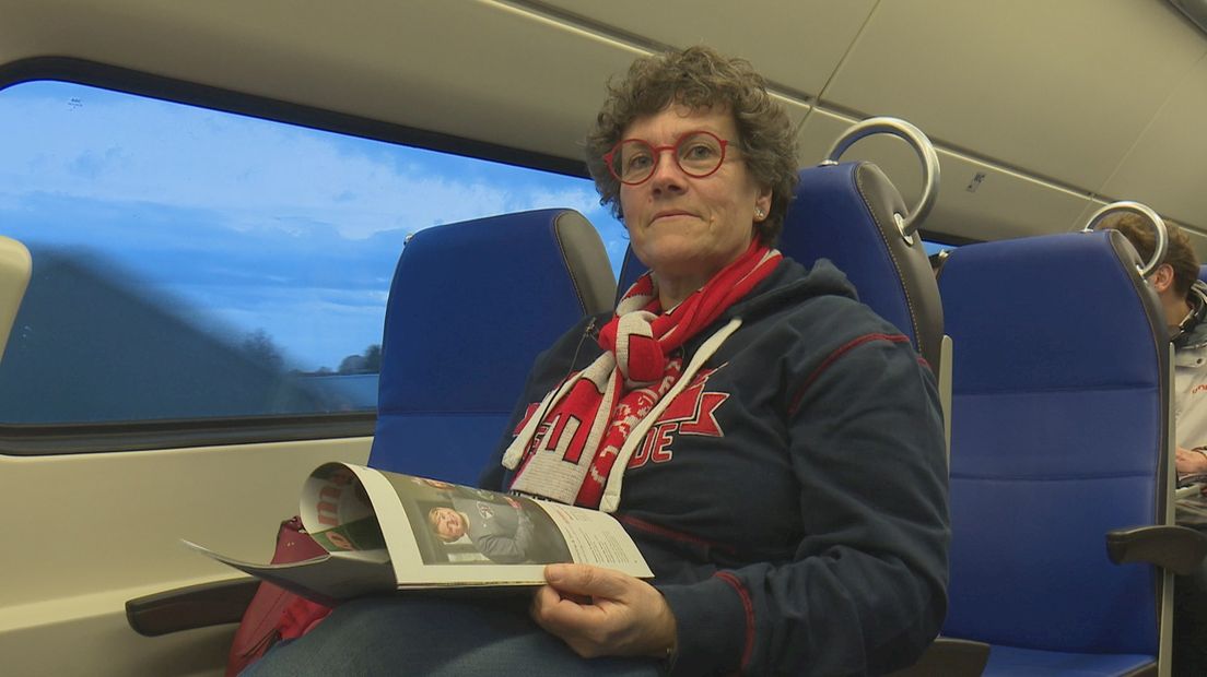 Ingrid van Woerkens is al veertig jaar fan van FC Twente