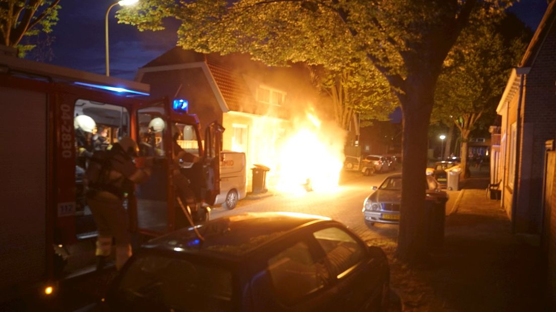 Autobrand in Deventer