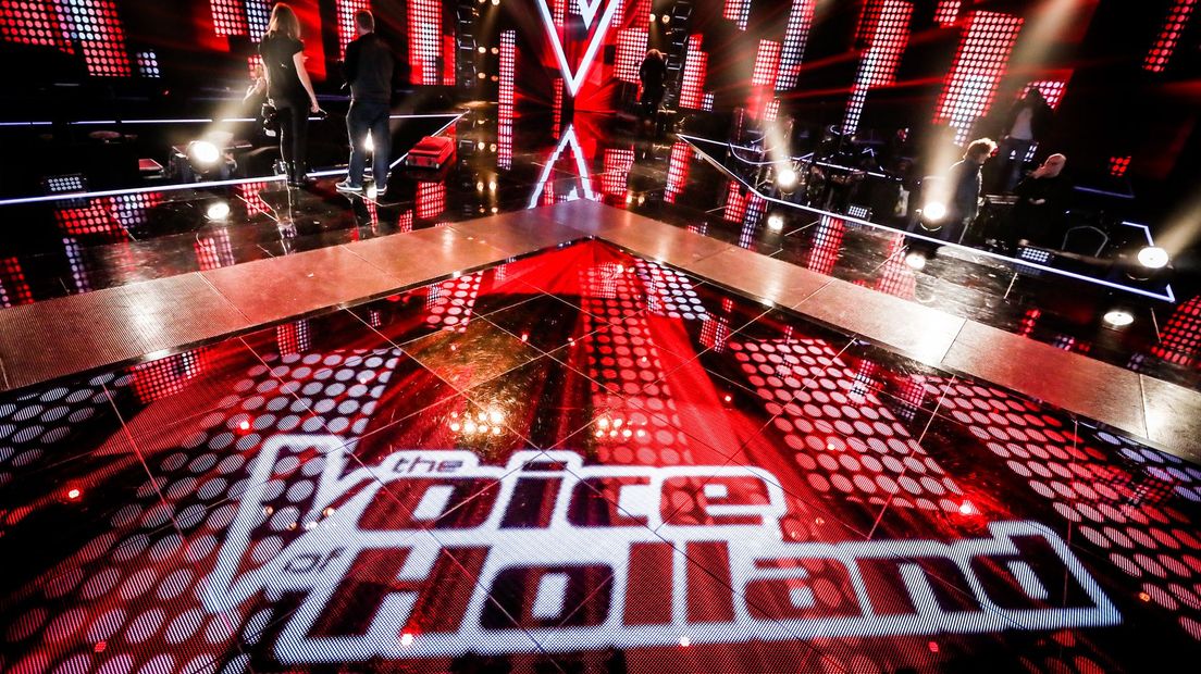Het decor van The Voice of Holland in Hilversum.