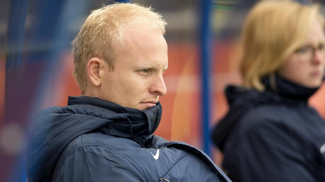 Trainer Arjan Veurink (vrouwen FC Twente)