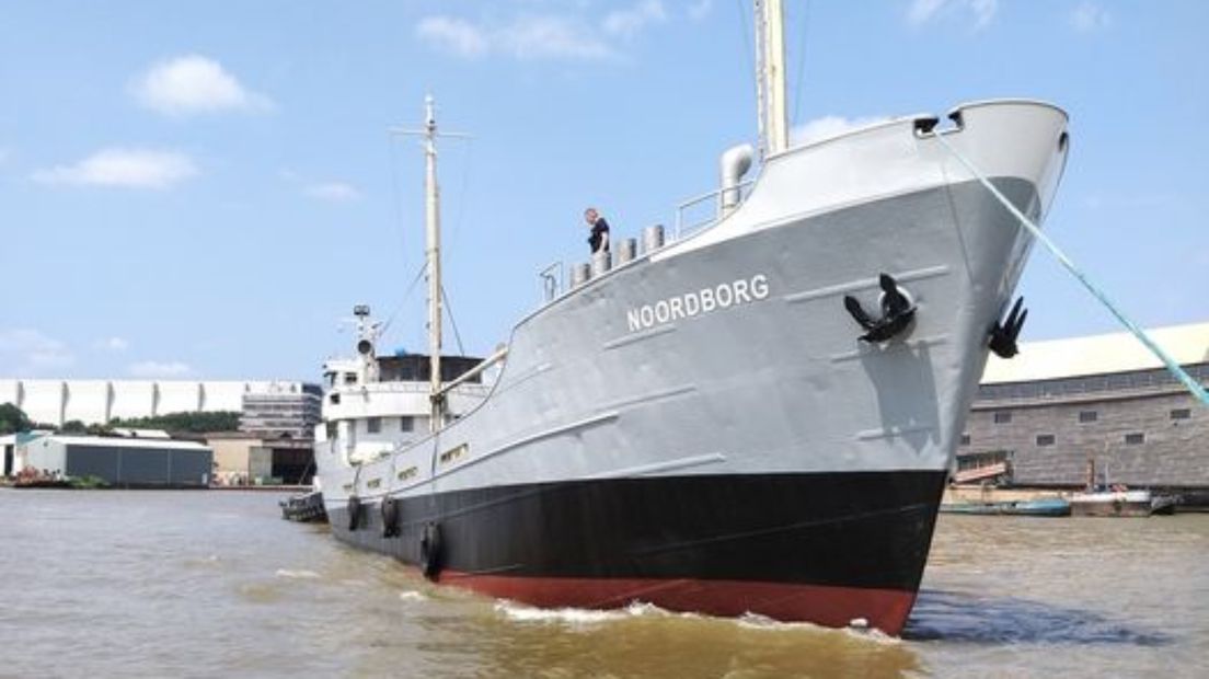 De Noordborg bij scheepwerf Grevenstein in Lekkerkerk