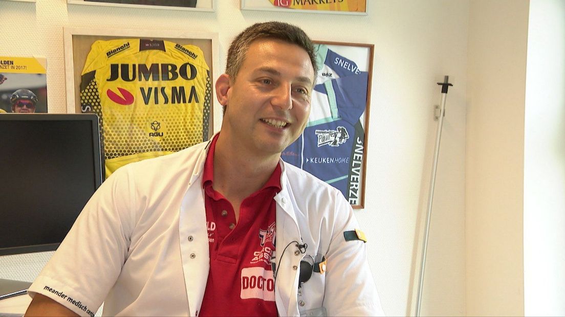Traumachirurg Tim Timmers legt uit wat armpump is