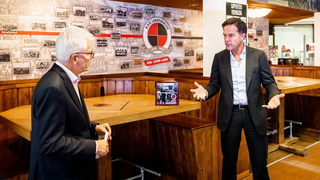 Premier Rutte bracht afgelopen december een bezoek aan voetbalvereniging Laakkwartier