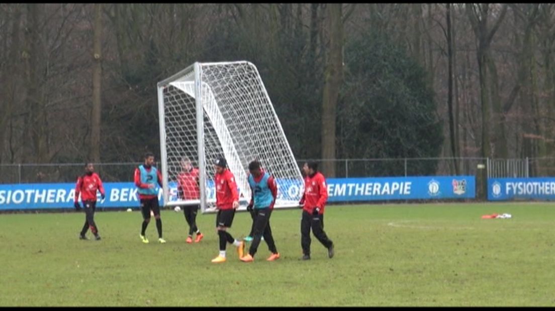 Geheime training NEC in aanloop naar Roda JC