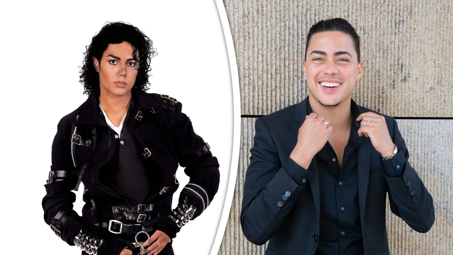 Marciano Marti uit Rotterdam als Michael Jackson.