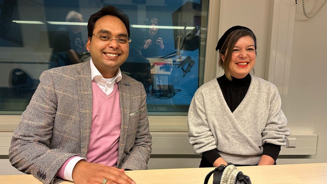 Kavish Partiman (CDA) en Lesley Arp (SP)