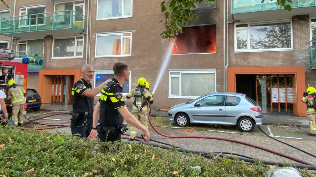 Brand aan de Hogeweg in Vlissingen