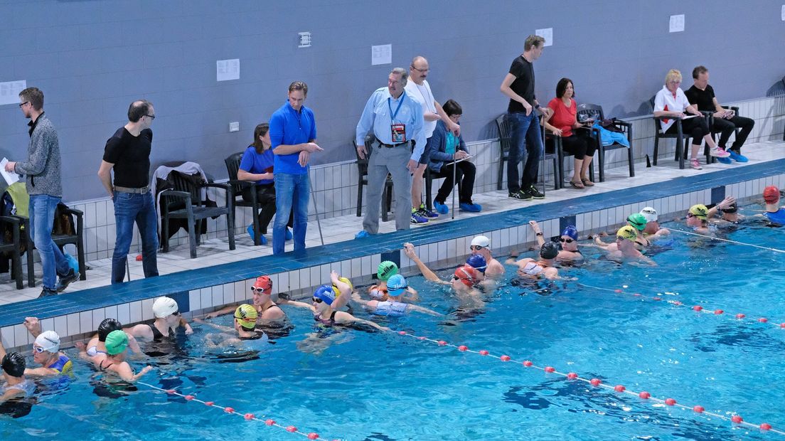 De star van de zwemloop in Vlissingen