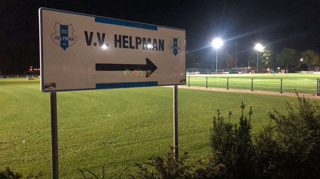 De trainingslocatie van VV Helpman