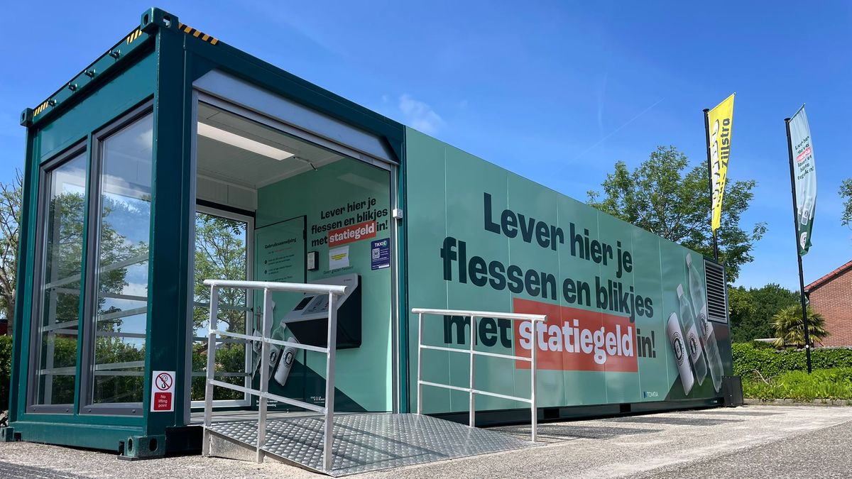 Eerste statiegeld-bulkmachines geopend buiten Leeuwarden, en er komen nog meer