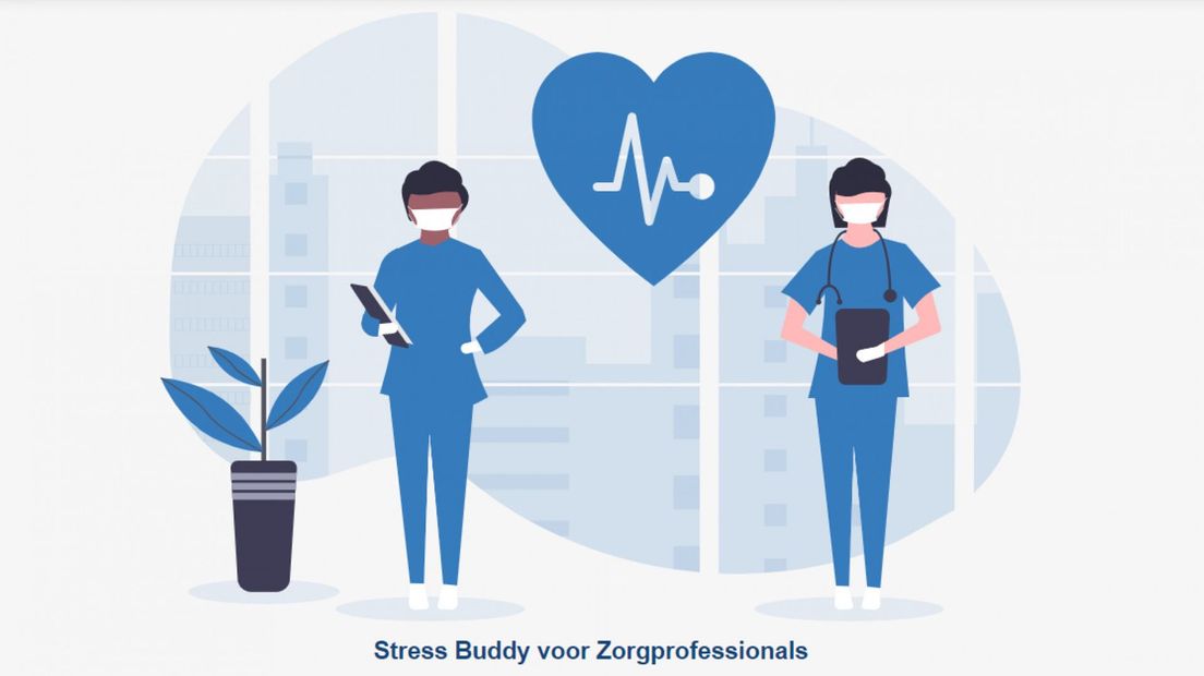 De app moet zorgmedewerkers helpen stress vroegtijdig te signaleren